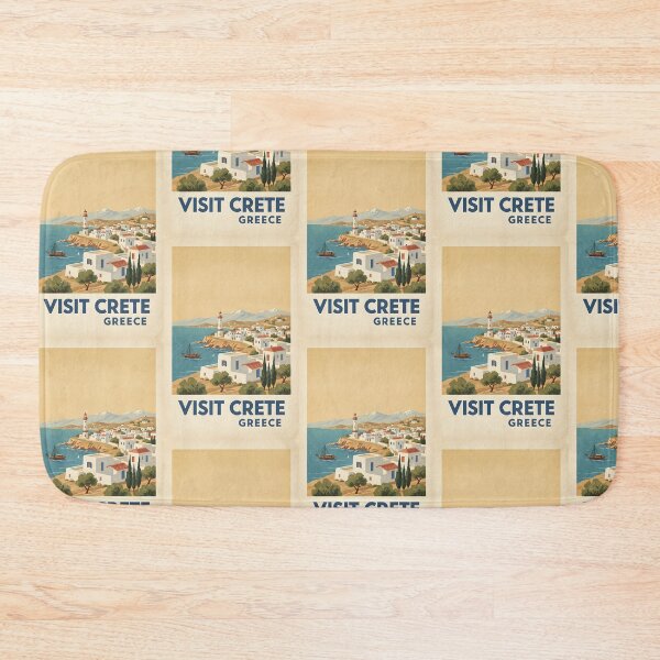 Item preview, Crete Greece, Greek Island Vintage Travel Tourism designed and sold by TravelersGems.
