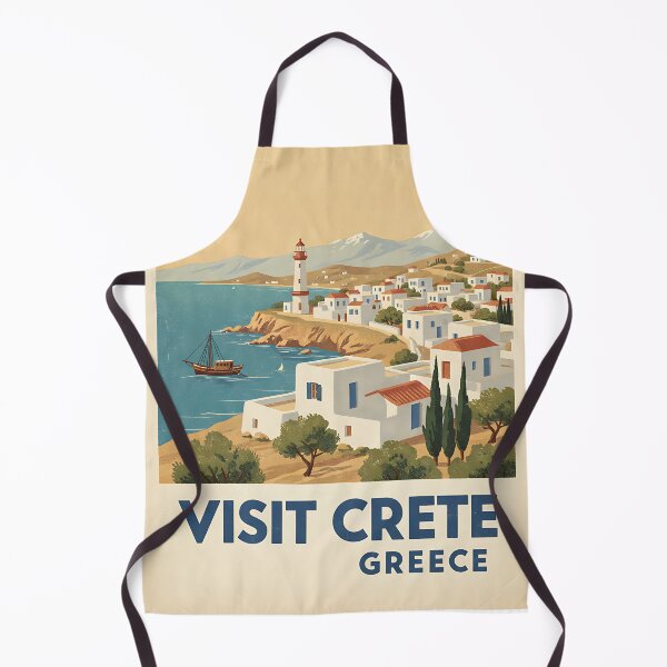 Item preview, Crete Greece, Greek Island Vintage Travel Tourism designed and sold by TravelersGems.