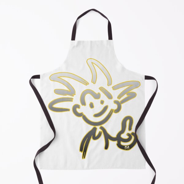 Item preview, Happy Super Saiyan Stick Figure Minimalist Anime Neon Sketch designed and sold by DesignArtist.ia.