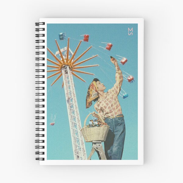 Item preview, Dreamy Retro Carousel Surreal Collage designed and sold by Saraemme.