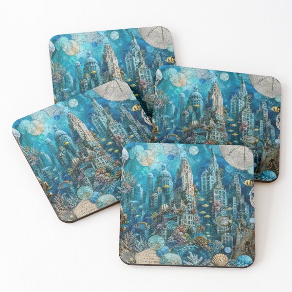 Item preview,  Underwater Metropolis: The Sunken City designed and sold by DarVibe Designs.
