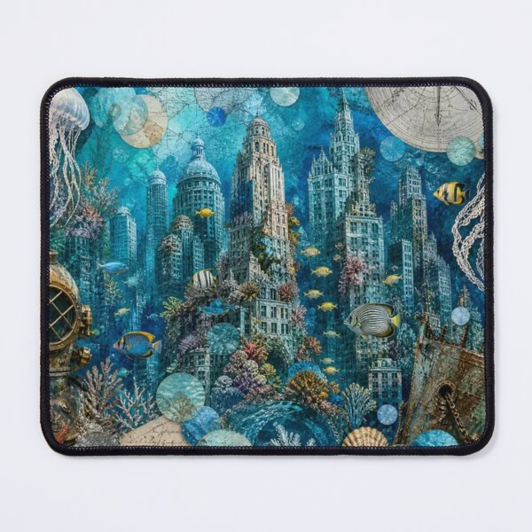 Item preview,  Underwater Metropolis: The Sunken City designed and sold by DarVibe Designs.