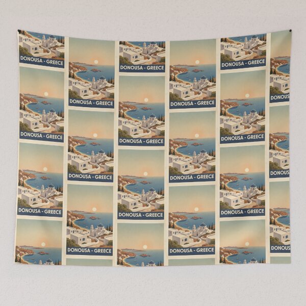 Item preview, Donousa Greece, Greek Island Vintage Travel Tourism designed and sold by TravelersGems.