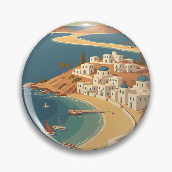 Item preview, Elafonisos Greece, Greek Island Vintage Travel Tourism designed and sold by TravelersGems.