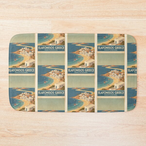 Item preview, Elafonisos Greece, Greek Island Vintage Travel Tourism designed and sold by TravelersGems.