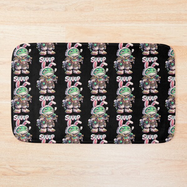 Item preview, Kawaii Rainbow Stoner Samurai Frog - Y2K Chill Aesthetic designed and sold by InkTheFox.