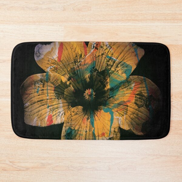 Item preview, Kaleidoscope of Petals — Mixed Media Dark Floral Art designed and sold by CunningMaskPrints.