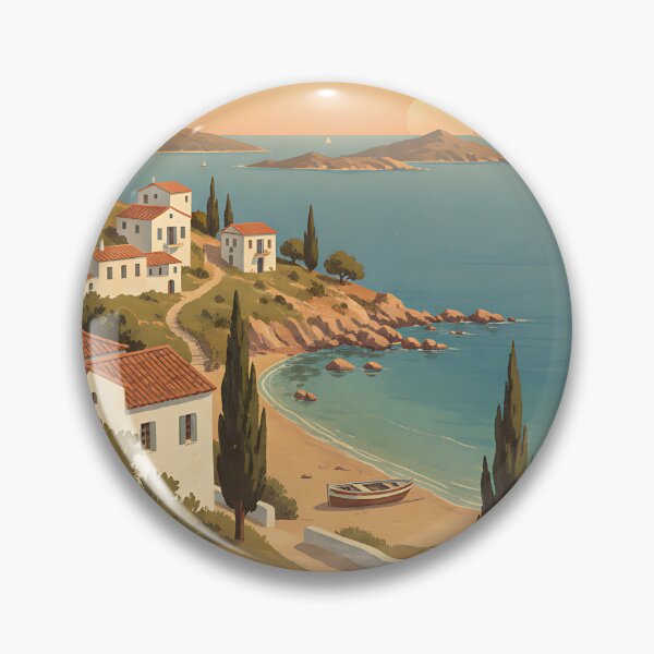 Item preview, Ereikoussa Greece, Greek Island Vintage Travel Tourism designed and sold by TravelersGems.