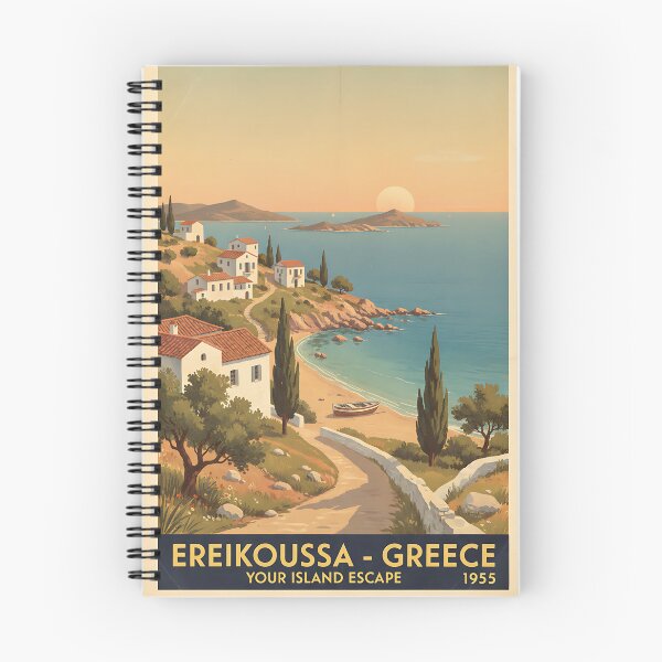 Item preview, Ereikoussa Greece, Greek Island Vintage Travel Tourism designed and sold by TravelersGems.