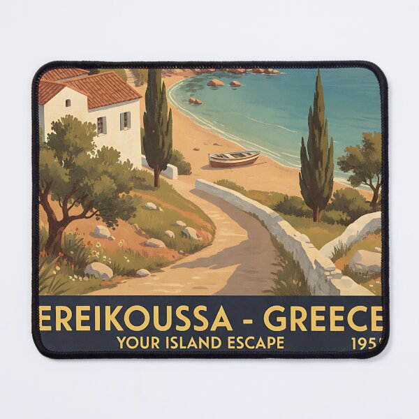 Item preview, Ereikoussa Greece, Greek Island Vintage Travel Tourism designed and sold by TravelersGems.