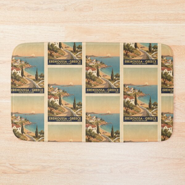 Item preview, Ereikoussa Greece, Greek Island Vintage Travel Tourism designed and sold by TravelersGems.