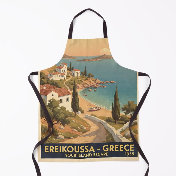 Item preview, Ereikoussa Greece, Greek Island Vintage Travel Tourism designed and sold by TravelersGems.