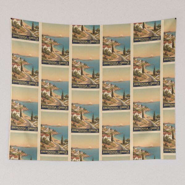 Item preview, Ereikoussa Greece, Greek Island Vintage Travel Tourism designed and sold by TravelersGems.