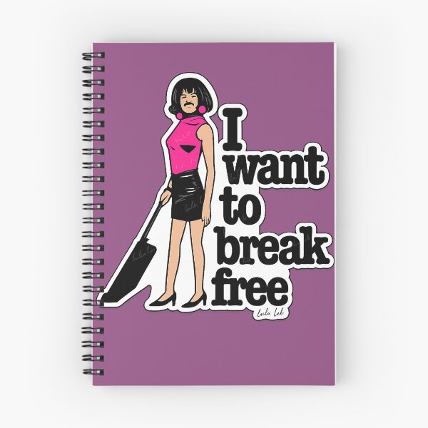Item preview, I Want To Break Free – Retro Parody Sticker designed and sold by LuluLeb.
