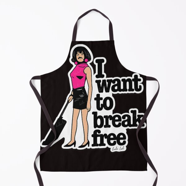 Item preview, I Want To Break Free – Retro Parody Sticker designed and sold by LuluLeb.