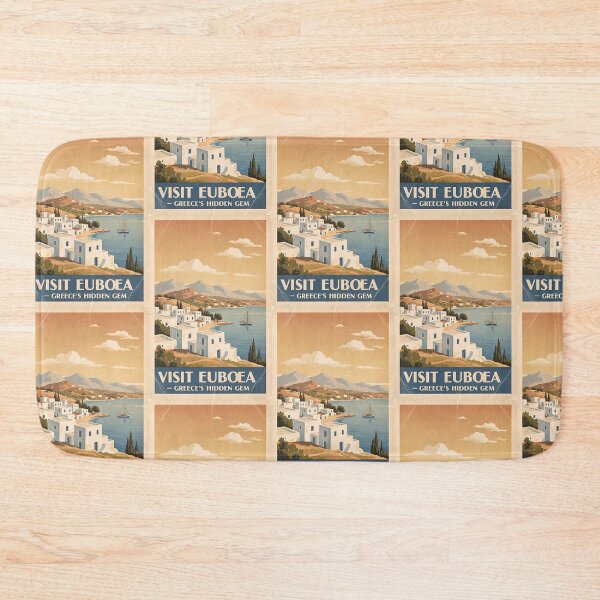 Item preview, Euboea Greece, Greek Island Vintage Travel Tourism designed and sold by TravelersGems.