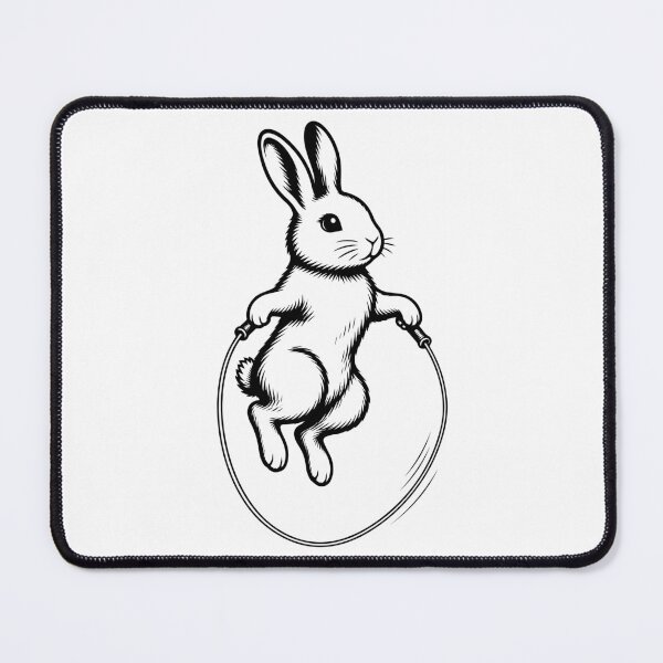 Item preview, Rabbit jumping rope designed and sold by heptenart.