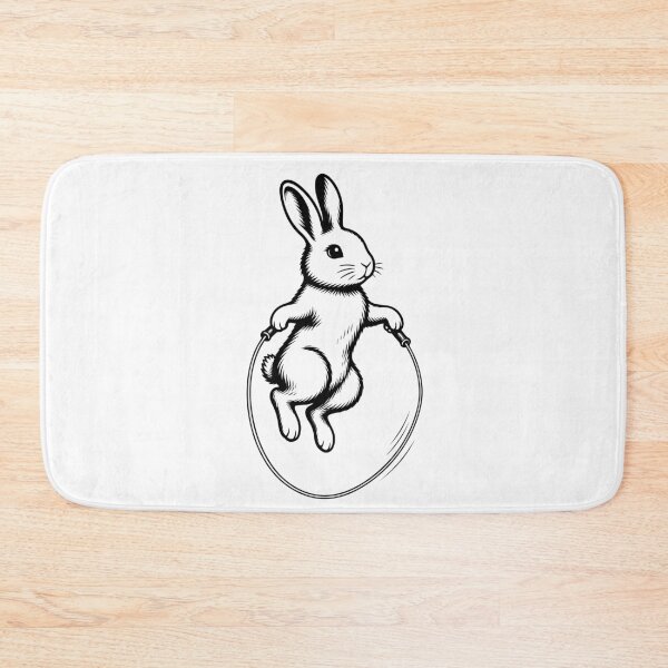 Item preview, Rabbit jumping rope designed and sold by heptenart.