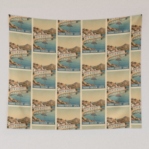 Item preview, Korseon Greece, Greek Island Vintage Travel Tourism designed and sold by TravelersGems.