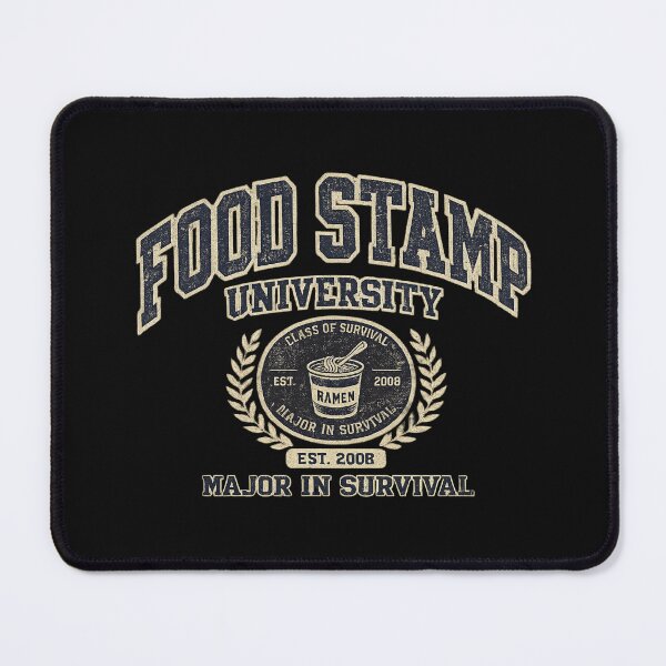 Item preview, Food Stamp University Ramen – Funny College Survival Humor Vintage Design designed and sold by MartBook.