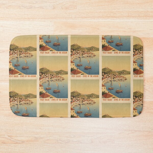 Item preview, Halki Greece, Greek Island Vintage Travel Tourism designed and sold by TravelersGems.