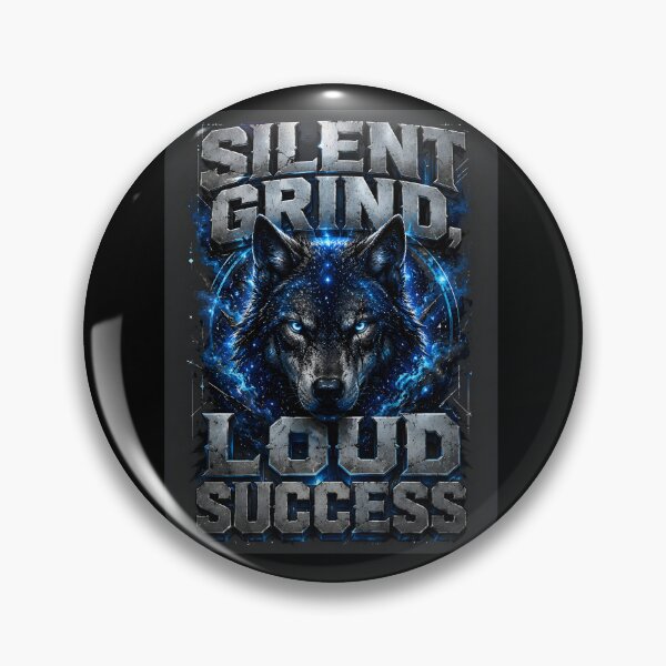 Item preview, Silent Grind Loud Success Wolf designed and sold by KaysonSmith.