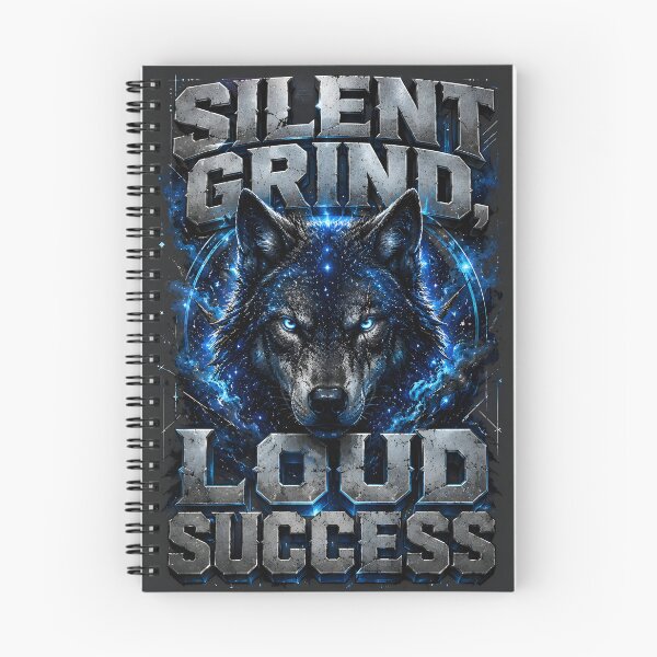 Item preview, Silent Grind Loud Success Wolf designed and sold by KaysonSmith.