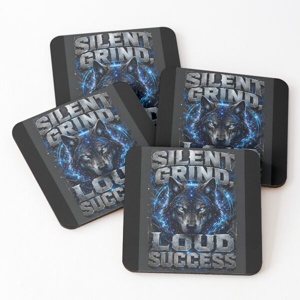 Item preview, Silent Grind Loud Success Wolf designed and sold by KaysonSmith.