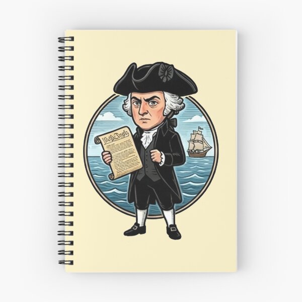Item preview, 2nd President: John Adams • Federalist Grit & Broadside Ink Sticker designed and sold by CleverCulture.
