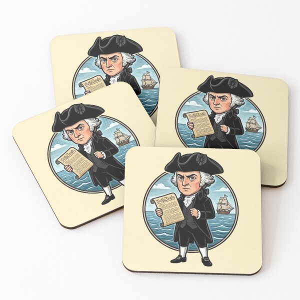 Item preview, 2nd President: John Adams • Federalist Grit & Broadside Ink Sticker designed and sold by CleverCulture.