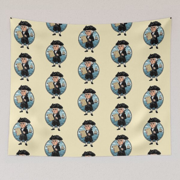 Item preview, 2nd President: John Adams • Federalist Grit & Broadside Ink Sticker designed and sold by CleverCulture.