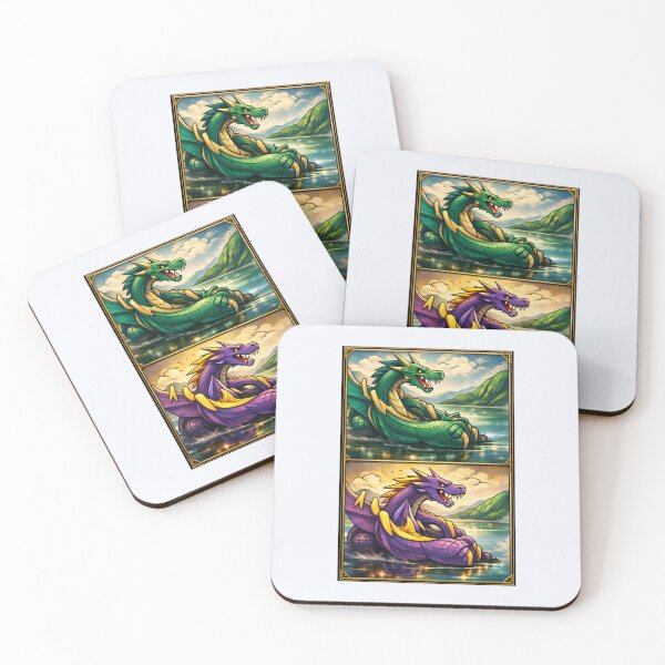 Item preview, Dragon Tales Crest — Twin Guardians designed and sold by Yasmine Mohammed.