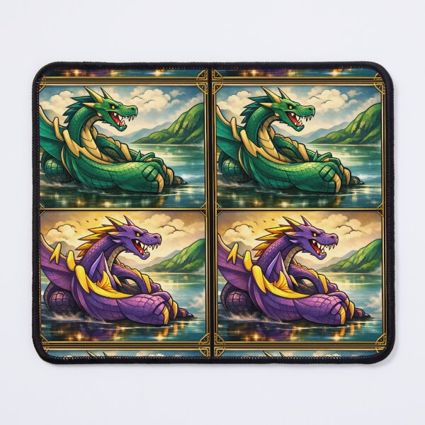 Item preview, Dragon Tales Crest — Twin Guardians designed and sold by Yasmine Mohammed.