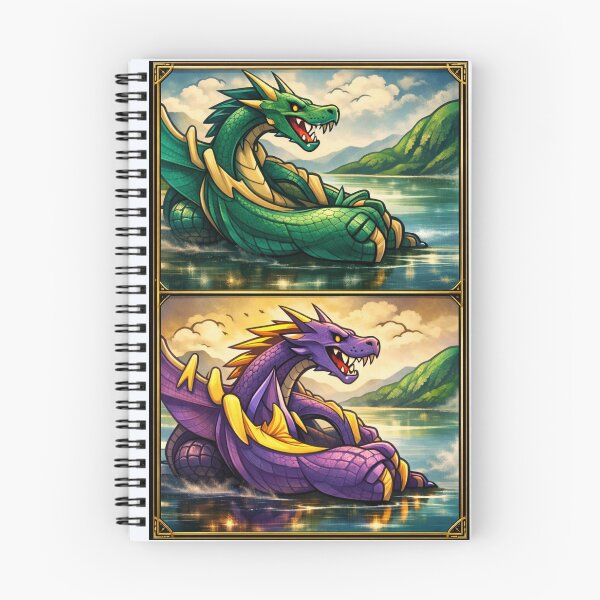 Item preview, Dragon Tales Crest — Twin Guardians designed and sold by Yasmine Mohammed.