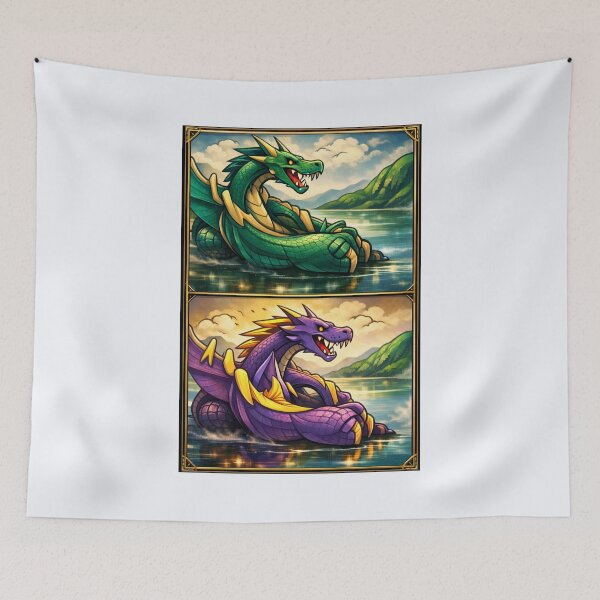 Item preview, Dragon Tales Crest — Twin Guardians designed and sold by Yasmine Mohammed.