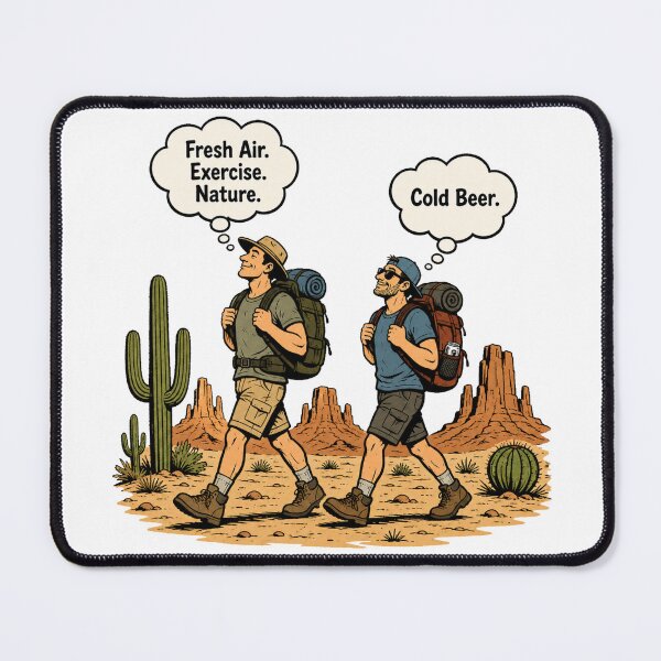 Item preview, Fresh Air. Exercise. Nature. Cold Beer. designed and sold by BSCI Designs.