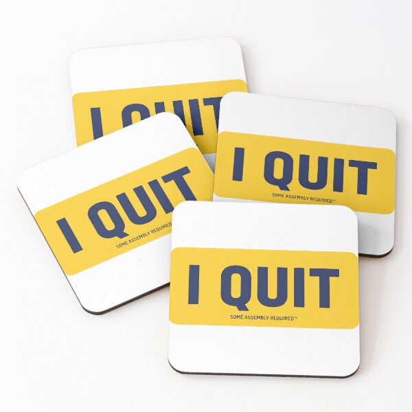 Item preview, I Quit Some Assembly Required Funny Parody designed and sold by ⭐Anistore⭐.