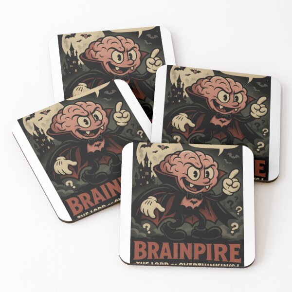 Item preview, Brainpire – The Vampire Lord of Overthinking designed and sold by bcr-emknli.