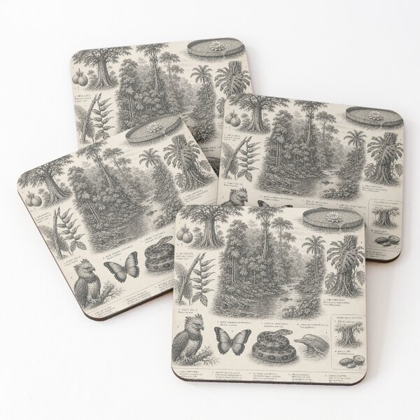 Item preview, Amazonas Gelata — Naturalist Amazon Jungle Study designed and sold by Jandedan.