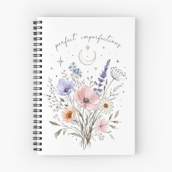 Item preview, Perfect Imperfections Wildflowers Celestial Moon Art designed and sold by Line_Art.