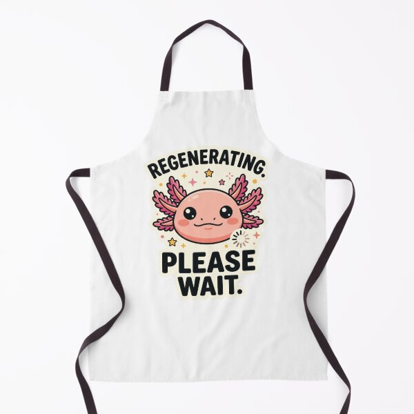 Item preview, Regenerating Please Wait – Funny Axolotl Gift designed and sold by StillWildink.