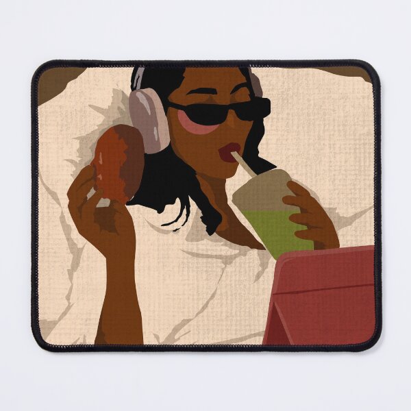 Item preview, Black Woman Relaxing designed and sold by ArtbyCiage.