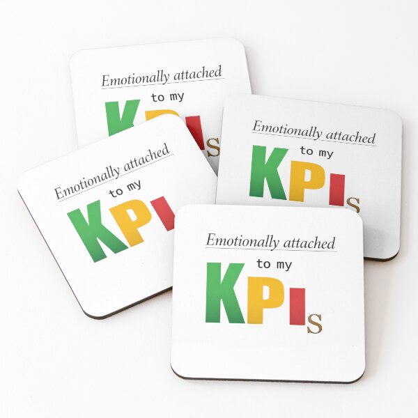 Item preview, Emotionally Attached To My KPIs Funny Corporate Office Work Meme designed and sold by Echo_Lane.