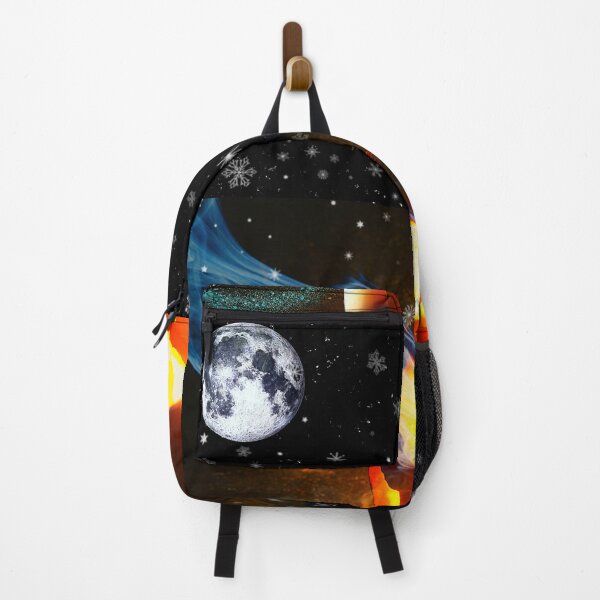 Item preview, Spooky cosmic pumpkin in galaxy night sky. designed and sold by FahdSpaceArt.