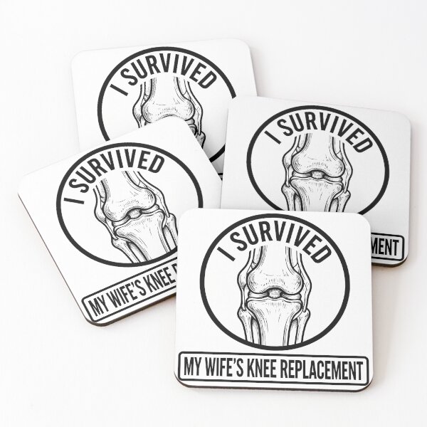 Item preview, I Survived My Wife’s Knee Replacement – Funny Recovery Support Surgery Humor designed and sold by CutOutIdols.