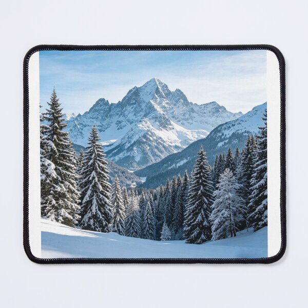 Item preview, Majestic Snow Peak and Winter Pine Forest designed and sold by AwakenFah.