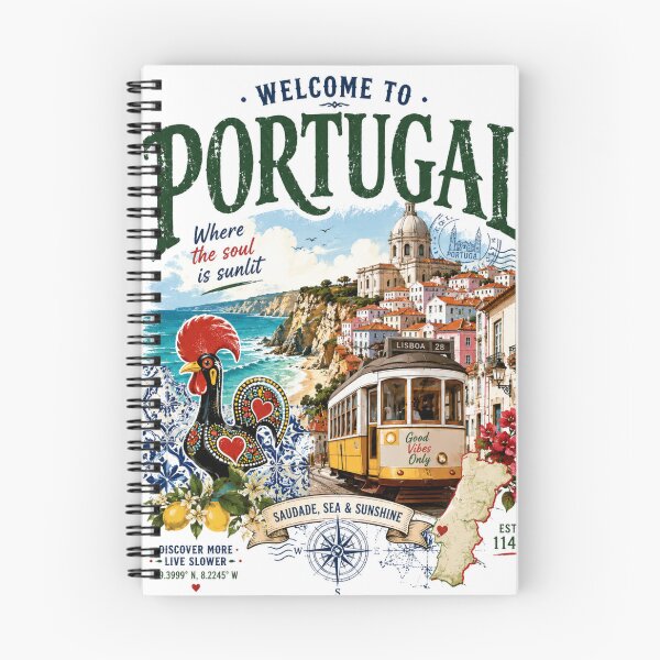 Item preview, Portugal Vibes Only – Sun, Sea & Saudade Design designed and sold by Countries&Cities Shop.