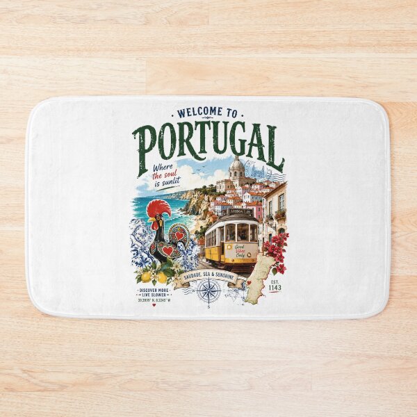 Item preview, Portugal Vibes Only – Sun, Sea & Saudade Design designed and sold by Countries&Cities Shop.