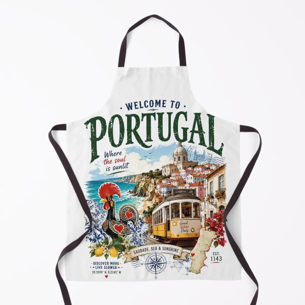 Item preview, Portugal Vibes Only – Sun, Sea & Saudade Design designed and sold by Countries&Cities Shop.