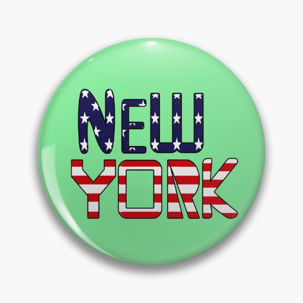 Item preview, New York Patriotic Typography Graphic | USA Flag Style NYC Urban Travel Design designed and sold by zohocreations.